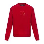Logo Sweatshirt Dolce & Gabbana , Red , Heren