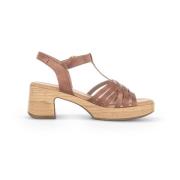 Lichtgewicht Hoge Hak Sandalen Gabor , Brown , Dames