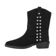 Teoclea Cowboylaarzen Geox , Black , Dames