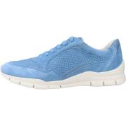 Stijlvolle Ademende Sneakers voor Vrouwen Geox , Blue , Dames