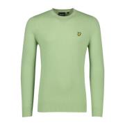 Groene Trui in Slim Fit Lyle & Scott , Green , Heren