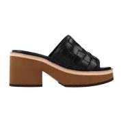 Heeled Mules Alpe , Black , Dames