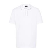 Witte Katoenen Polo Shirt Brioni , White , Heren