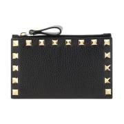 Rockstud Portemonnee Valentino Garavani , Black , Dames