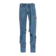 Jeans met inzetstukken Blumarine , Blue , Dames