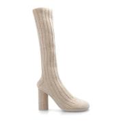 Atomic hak enkellaarzen Bottega Veneta , Beige , Dames