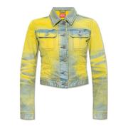 De-Slimmy-S cropped jas Diesel , Yellow , Dames