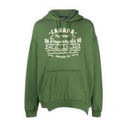 Sweatshirts & Hoodies Dsquared2 , Green , Heren