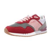 Stijlvolle London Tawny W Sneakers Pepe Jeans , Red , Dames