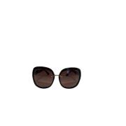 Pre-owned Plastic sunglasses Gucci Vintage , Brown , Dames