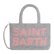 Handten - Wol Polyester Mix MC2 Saint Barth , Gray , Dames