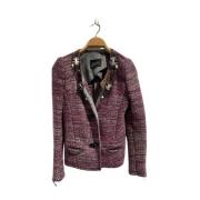 Pre-owned Wool outerwear Isabel Marant Pre-owned , Purple , Dames