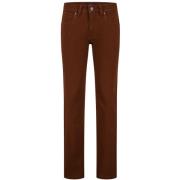 Bruine Denim Jeans Gardeur , Brown , Heren