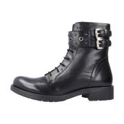 Lace-up Boots Geox , Black , Dames