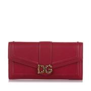 Pre-owned Leather wallets Dolce & Gabbana Pre-owned , Red , Unisex