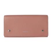 Pre-owned Leather wallets Burberry Vintage , Pink , Dames