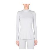 Jersey T-skjorte Helmut Lang , Gray , Dames