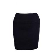 Pre-owned skirt Chanel Vintage , Black , Dames