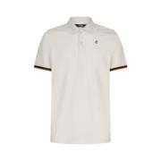 Vincent Contrast Stretch - Poloshirts K-Way , White , Heren