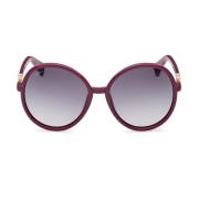 Stijlvolle zonnebril Max Mara , Purple , Dames