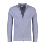 Blauwe Katoenen Vest Profuomo , Blue , Heren