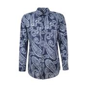 Normaal Overhemd Etro , Blue , Heren