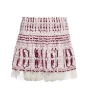 Pre-owned Ruffle Skirt Gucci Vintage , Red , Dames