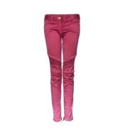 Biker jeans met kleurgradiënt Balmain Pre-owned , Pink , Dames