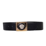 Voldoende riem Versace Pre-owned , Black , Dames