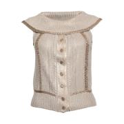 Tweedehands top Chanel Vintage , Beige , Dames