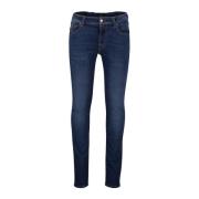 Donkerblauwe Denim 5-Pocket Jeans Tramarossa , Blue , Heren