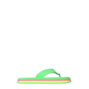 Slippers Msgm , Green , Dames