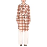 Trenchcoat Woolrich , Brown , Dames