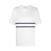 Oversize T-shirt voor vrouwen Moncler , White , Dames
