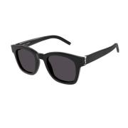 MonogramLarge Sunglasses Saint Laurent , Black , Dames