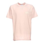 T-Shirts Family First , Pink , Heren