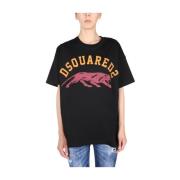 T-Shirts Dsquared2 , Black , Dames