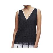 Sleeveless Tops Karl Lagerfeld , Black , Dames