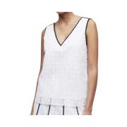 Mouwloze Top Karl Lagerfeld , White , Dames