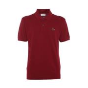 Klassieke Bordeaux Polo Shirt Lacoste , Red , Heren