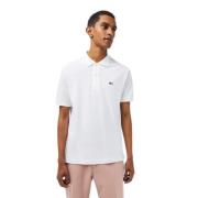 Heren Polo Shirt van Hoge Kwaliteit Katoen Lacoste , White , Heren