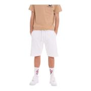 Stijlvolle Heren Casual Shorts Moschino , White , Heren