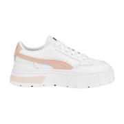 Leren Sneakers voor Dames Puma , White , Dames