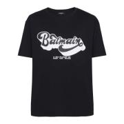 70s T-shirt Balmain , Black , Heren