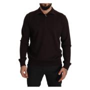 Elegant Casual Sweater Dolce & Gabbana , Brown , Heren