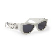 Zonnebril Palm Angels , White , Dames