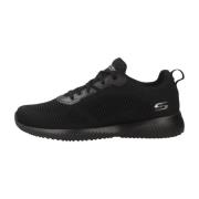 Stijlvolle Tough Talk Sneakers Skechers , Black , Dames