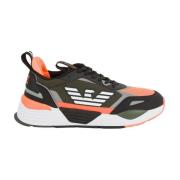 Oranje Ace Runner Emporio Armani EA7 , Orange , Heren