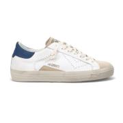 Italiaanse Stijl Sneakers 4B12 , White , Heren