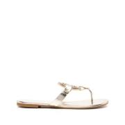 Gouden Pave Slipper Tory Burch , Yellow , Dames